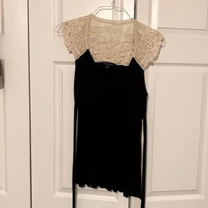 Lace top v-neck, Sz Lg, Forever21